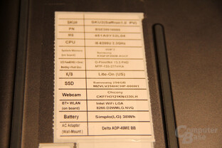 Die Spezifikationen des HP-Spectre-Vorseriengeräts
