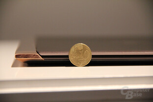 Nur 10,4 Millimeter Bauhöhe