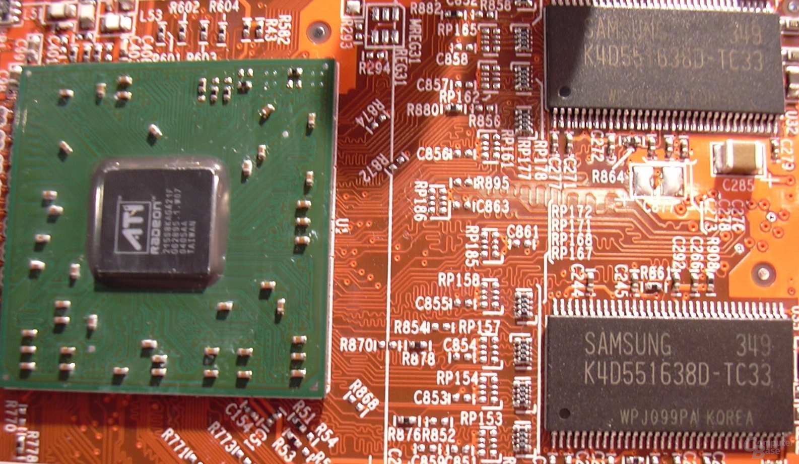 ATi RV380 Chip und RAM
