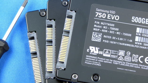 Samsung SSD 750 Evo im Test: Mit der 850 Evo ohne 3D-NAND in den Preiskampf