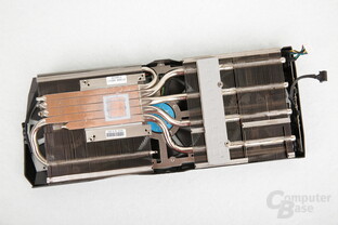 Die fünf Heatpipes liegen jetzt innen