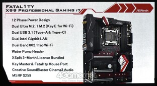 ASRock Fatal1ty X99 Professional Gaming i7