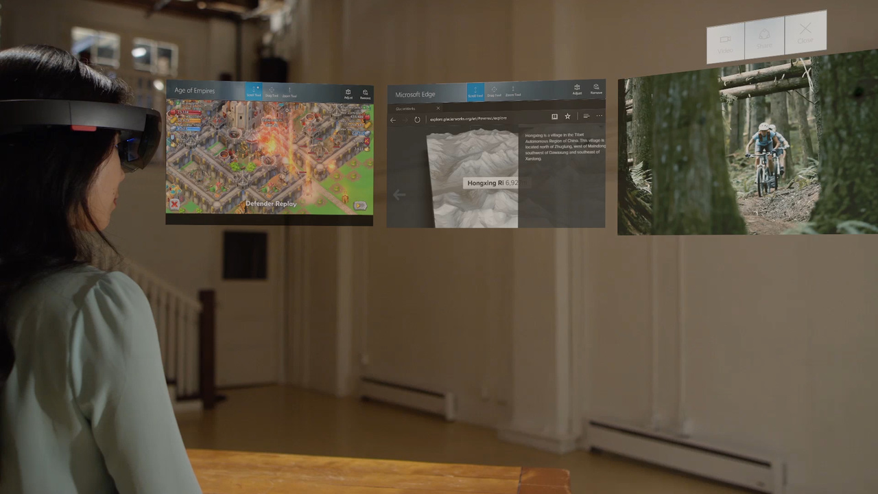 Microsoft HoloLens: Erstes großes Software-Update für das AR-Headset
