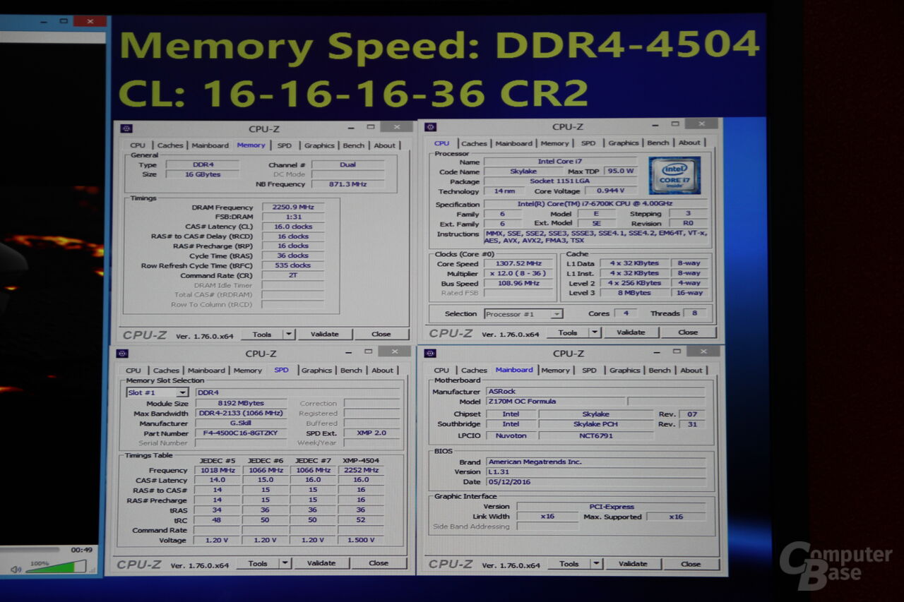 G.Skill Trident Z als serienreifes DDR4-DIMM-Kit mit 4.500 MHz bei CL16