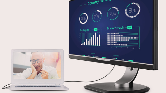 Philips 258B6QUEB: Monitor mit USB C, USB Power Delivery & Dockingstation
