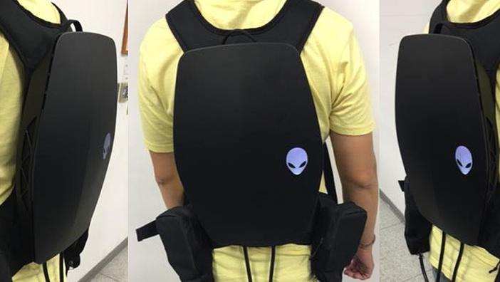 VR Backpack: Alienware und AMD schnallen PC auf den Rücken