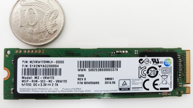 Samsung SM961 M.2 SSD: Preise und Spezifikationen kurz vor Markteinführung