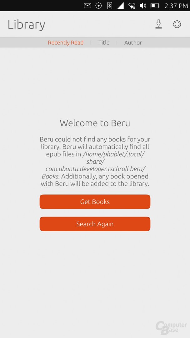 E-Book-Reader Beru