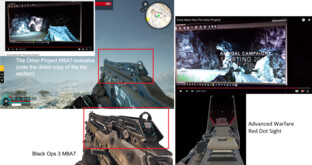 Ähnlichkeiten beim Visier des M8A7