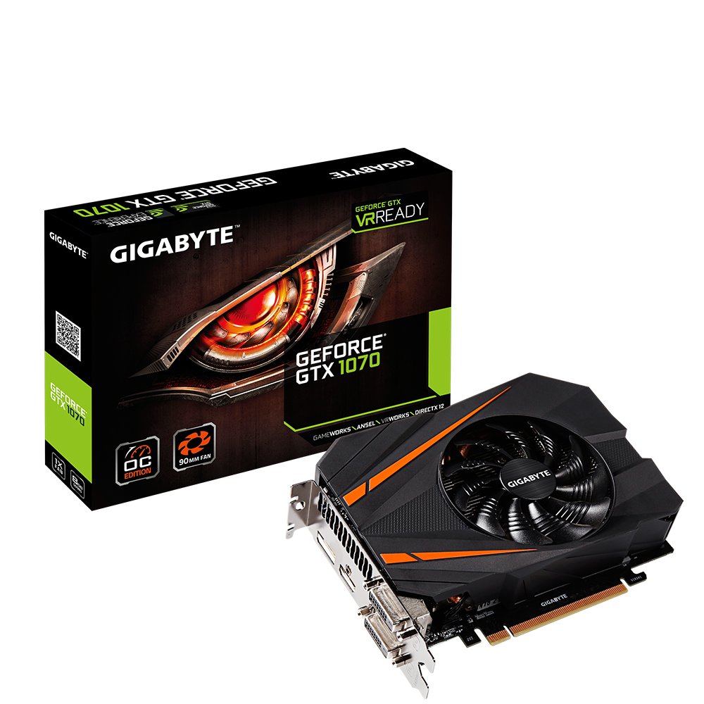 Gigabyte GeForce GTX 1070 Mini ITX OC (GV-N1070IXOC-8GD)