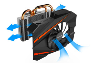 Kühler der GeForce GTX 1070 Mini ITX OC
