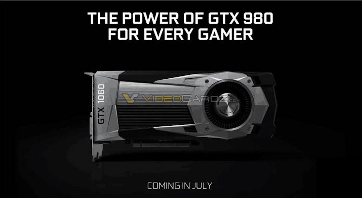 Nvidia GeForce GTX 1060 – ab Juli als GTX-980-Alternative