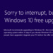 Windows 10: Für einige gibt es den Upgrade-Hinweis im Vollbild
