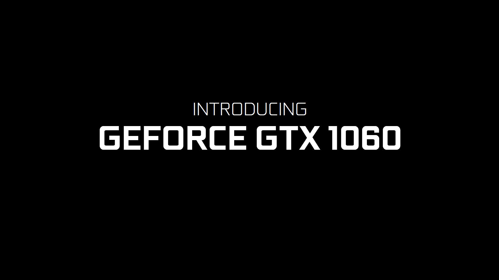 Präsentation zur GeForce GTX 1060