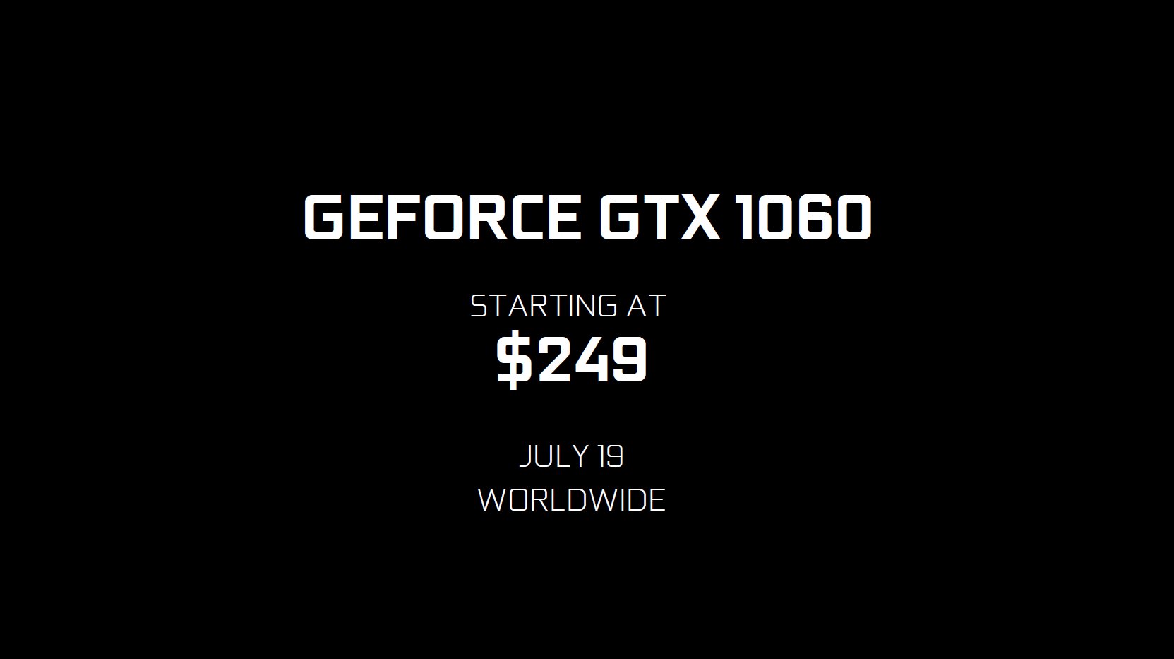 Präsentation zur GeForce GTX 1060