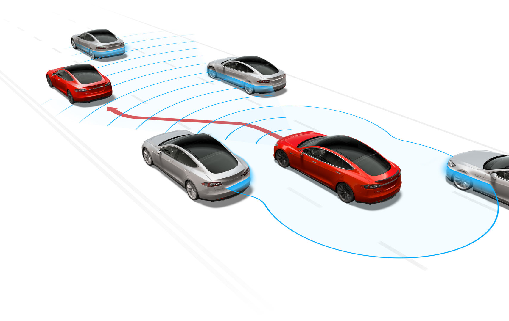 Tesla Autopilot im Model S