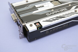 Schalter für das Boost- und das Quiet-BIOS