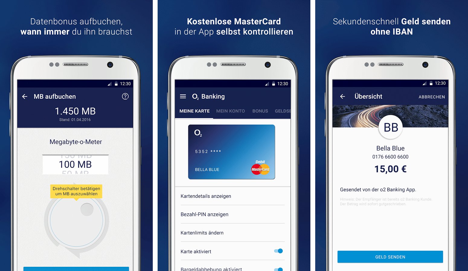 O2 Banking im Überblick (Android)