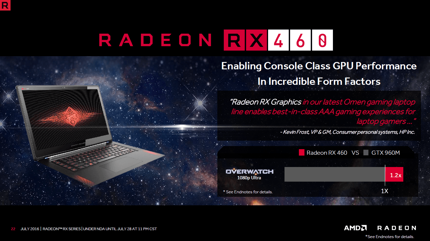 Die Radeon RX 460 im Notebook