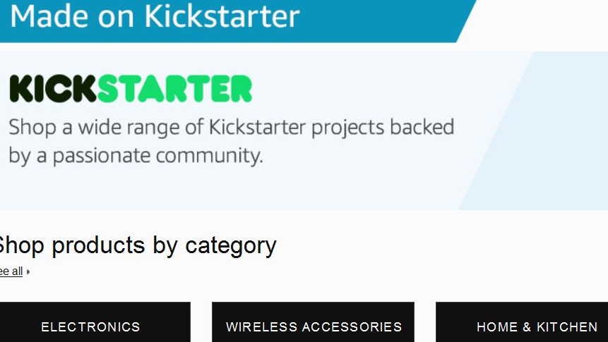 Amazon Launchpad: Kickstarter-Produkte erhalten eigenen Shop