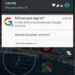 Google-Konto: Android-Benachrichtigung in Echtzeit bei Neuanmeldung