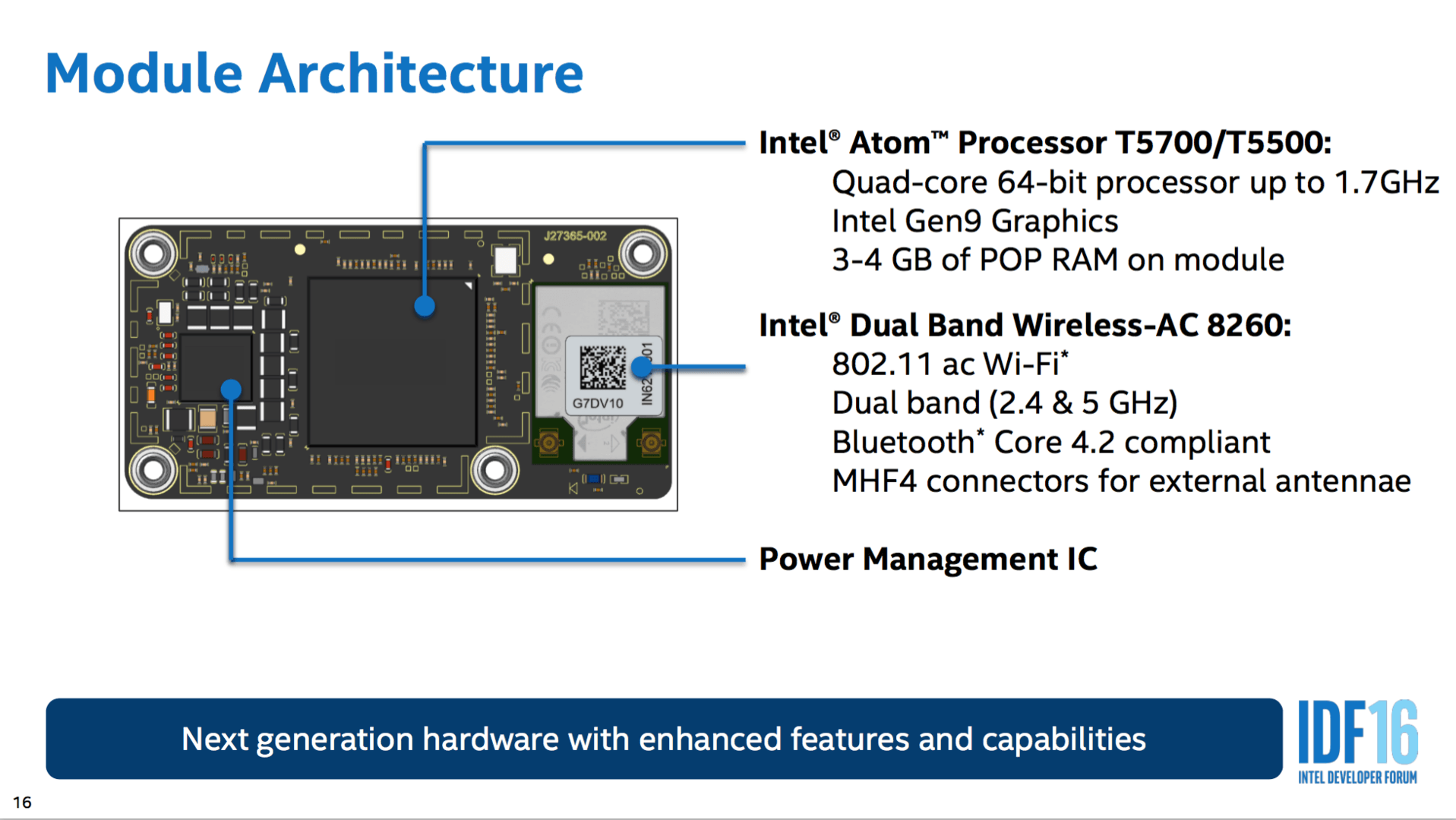 Intel Joule mit Atom T5700/T5500