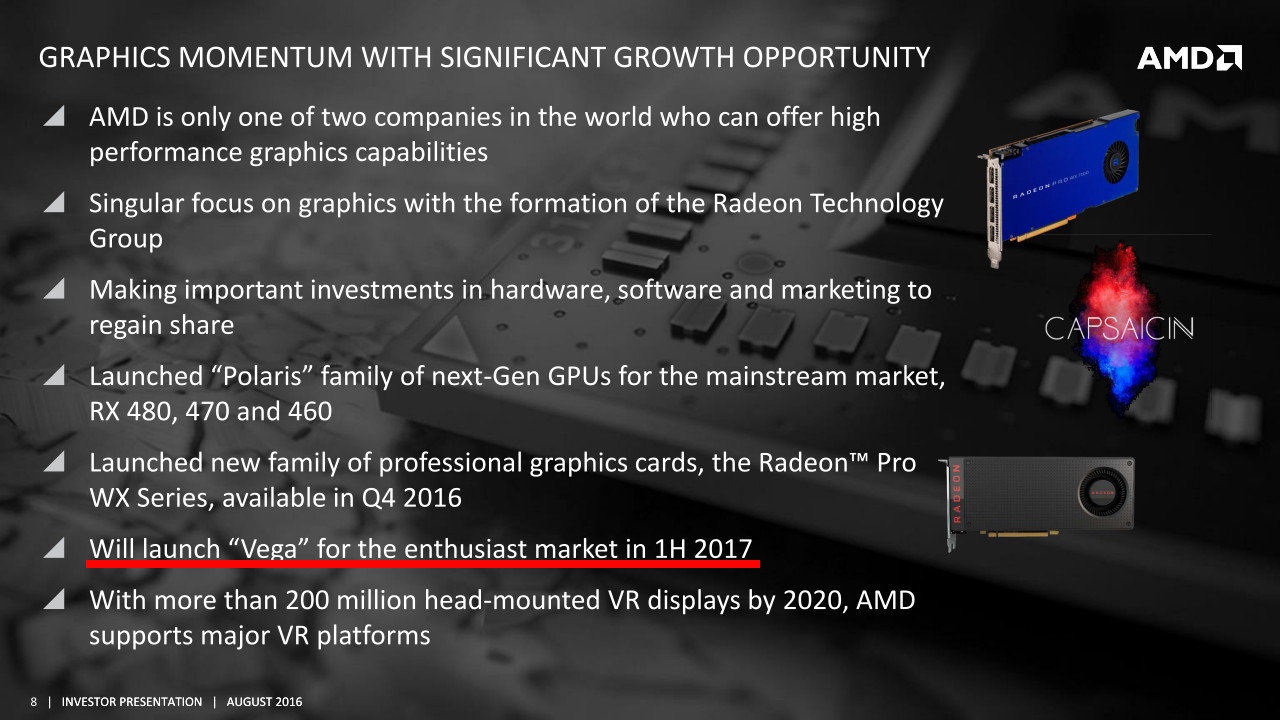 AMD Investor Presenation August 2016, Seite 8
