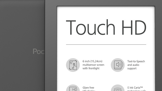 PocketBook Touch HD: Paperwhite-Konkurrent zieht mit hoher Auflösung nach