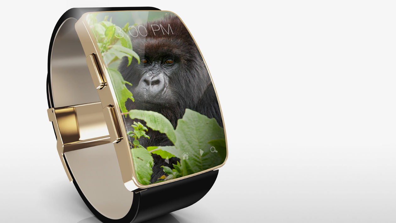 Gorilla Glass SR+ Cornings Spezialglas für Wearable