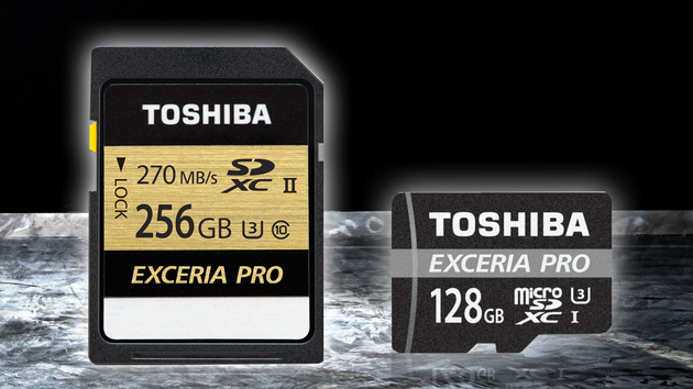 Exceria Pro N501/M402: Toshibas SD-Speicherkarten werden größer und schneller