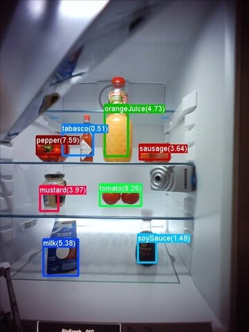 Der Kühlschrank erkennt Produkte, auch wenn er sie vorher noch nie gesehen hat