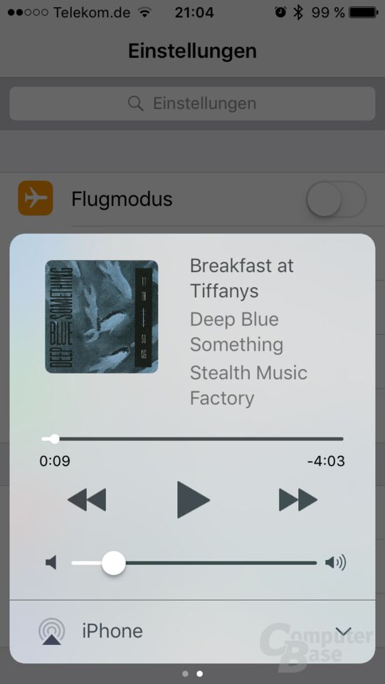 Und eine Ansicht für Musik