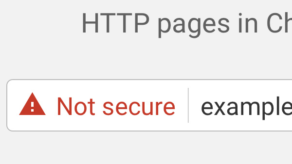 Google Chrome: Seiten ohne HTTPS werden als unsicher markiert