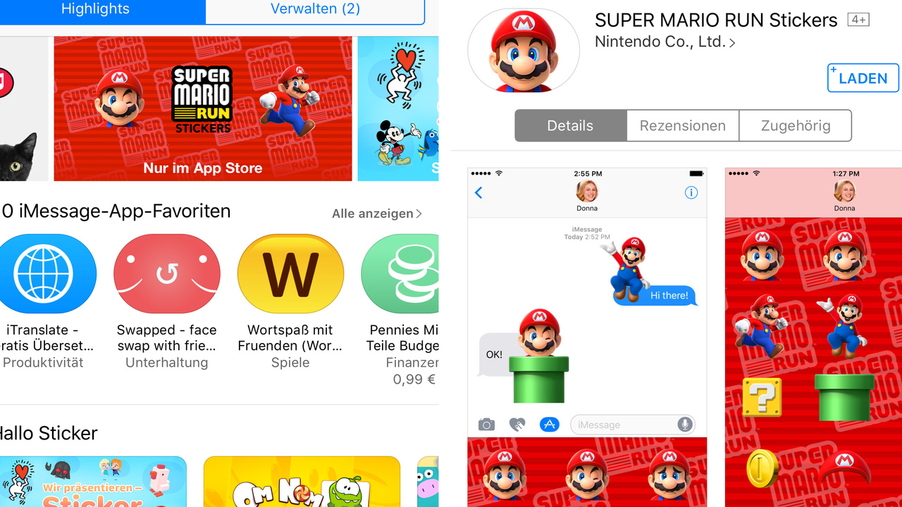 iMessage App Store: Apples zweites Shopping-Paradies ist fertig