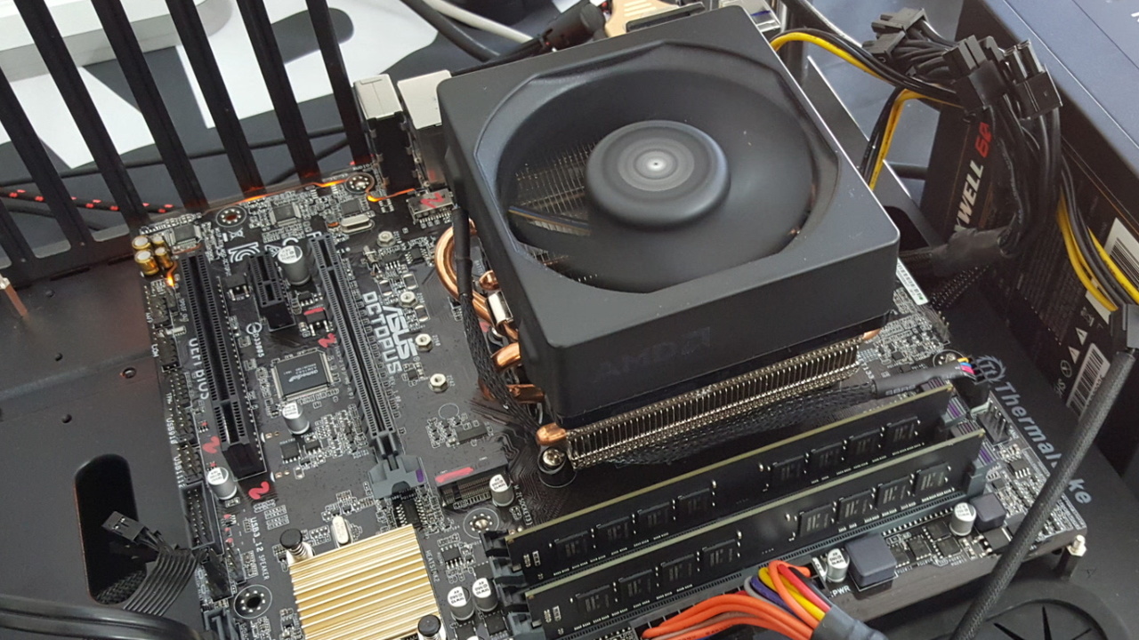 AMD A12-9800: Bristol Ridge mit 4,8 GHz auf Asus Octopus