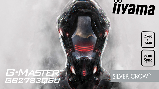 G-Master 'Silver Crow': 27"-Monitor mit FreeSync und WQHD für Spieler