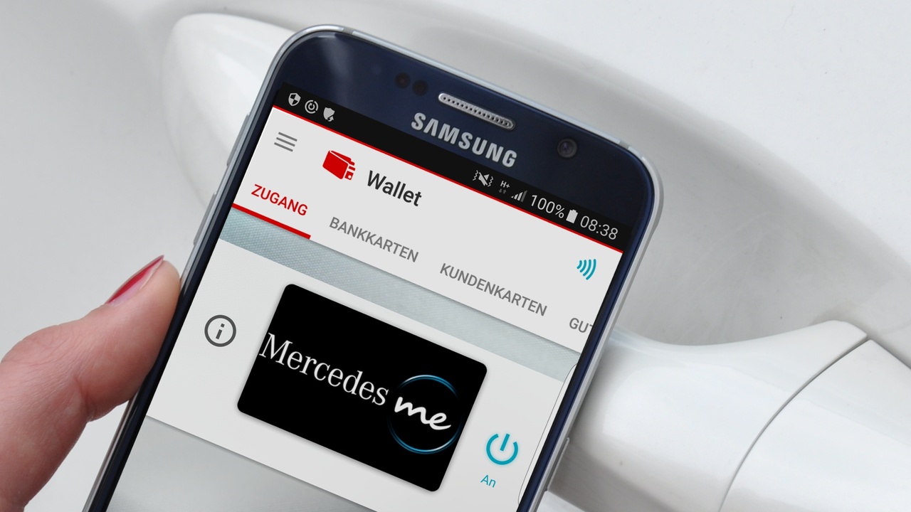 Mercedes-Benz: Das Smartphone wird mit NFC-SIM zum Autoschlüssel
