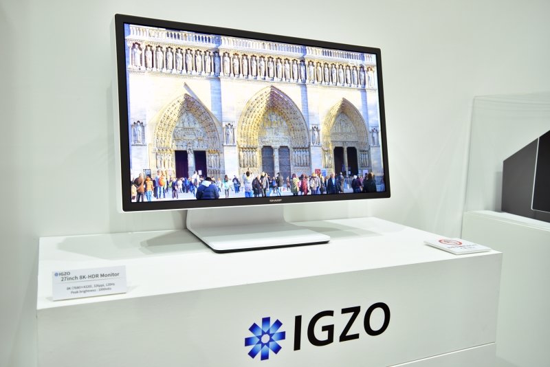 Sharps 8K-Monitor mit IGZO-Technik und 120 Hz