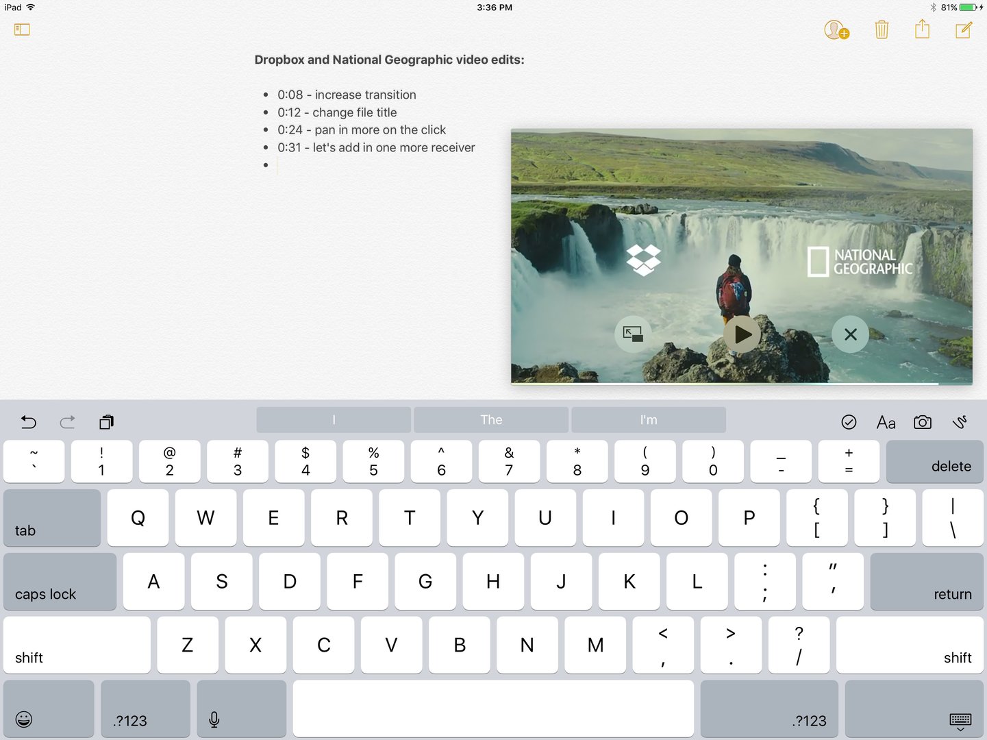Bild-in-Bild auf dem iPad