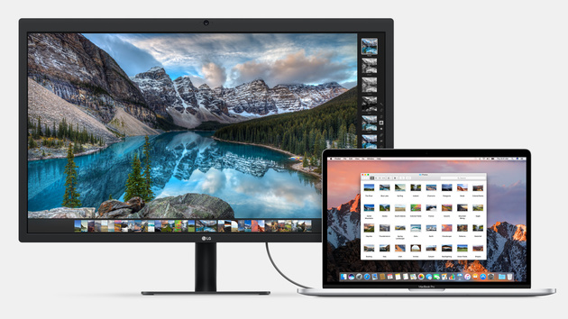 LG UltraFine: 4K- und 5K-Monitore sorgen für USB-Typ-C-Wirrwarr