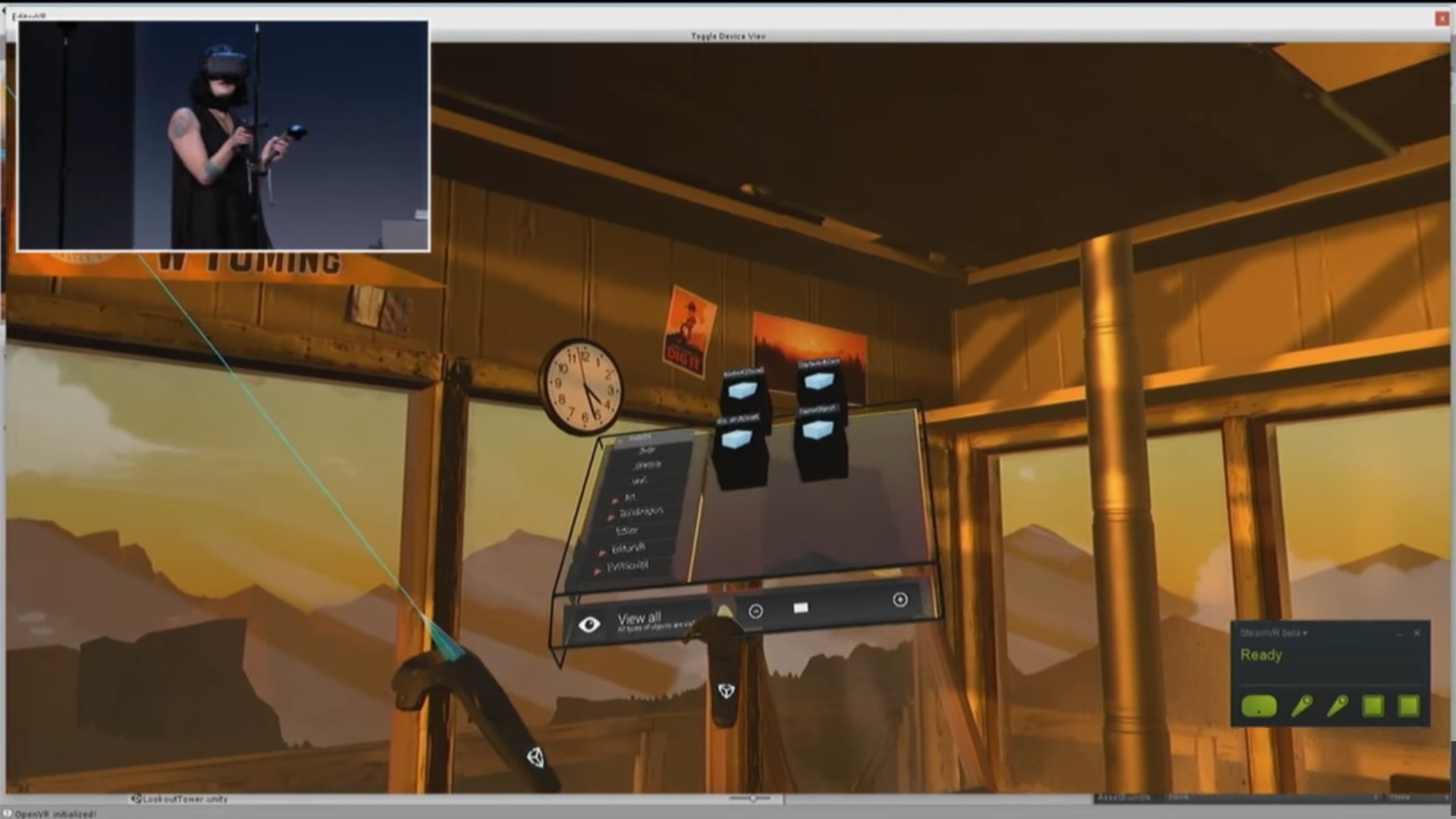 EditorVR: Workspaces sind frei in der 3D-Umgebung positionierbar