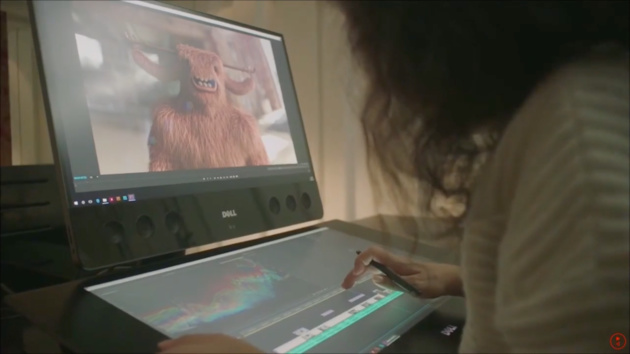 Workspace: Surface Studio von Dell hat zwei Displays