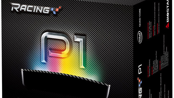 Biostar Racing P1: Mini-PC in Carbon-Optik mit Anschluss für LED-Streifen