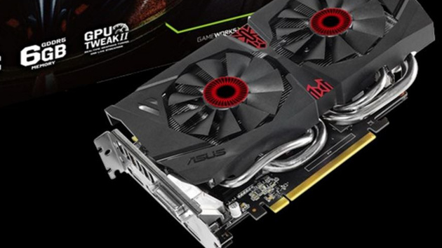 Asus GTX 1060 Strix DirectCU II: Mit Custom-PCB und DirectCU-II-Kühler 21 cm lang