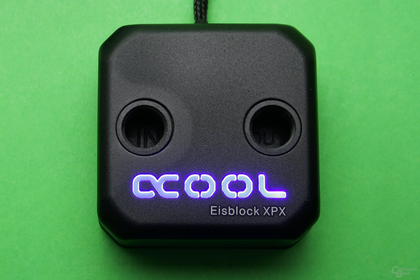 Alphacool Eisblock XPX: Beleuchtetes Logo