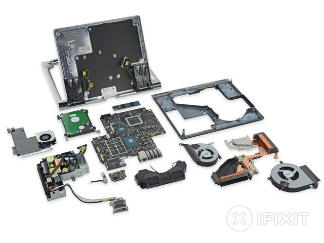 Das Microsoft Surface Studio auseinander genommen