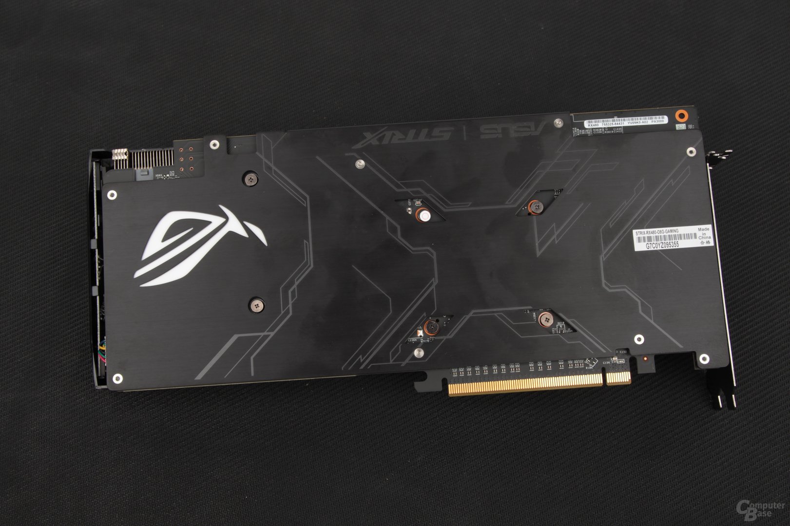 Asus Radeon RX 480 Strix – Rückseite