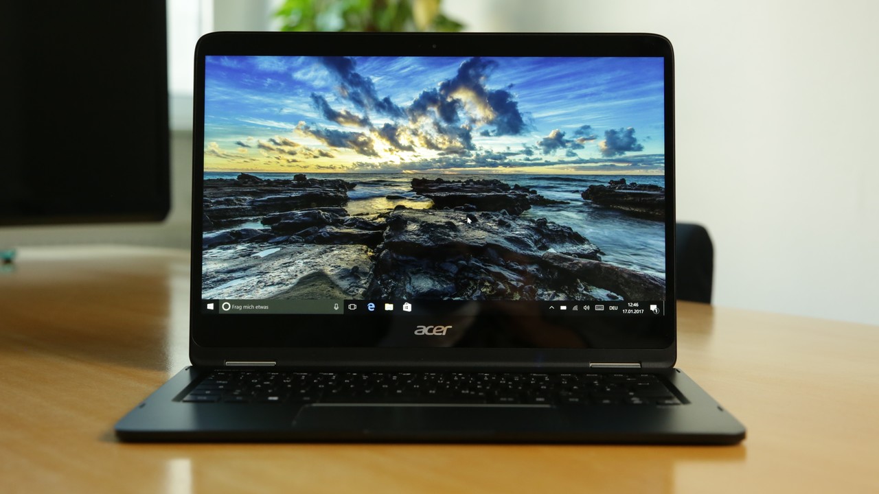 Acer Spin 7 im Test: Passiv gekühltes Convertible aus Alu mit 14-Zoll-Display