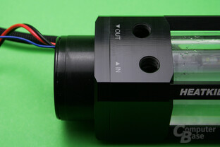 VPP655 mit Heatkiller Tube: Die Pumpe passt perfekt