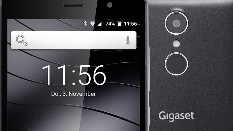 Gigaset GS160: Android-Smartphone für 149 Euro mit Fingerabdrucksensor